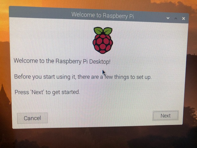 Welcom to the Raspberry Pi Desktop